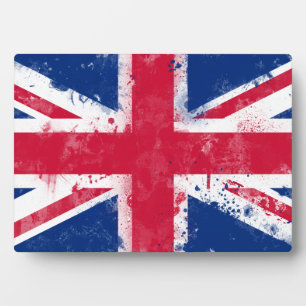 Flagge des Vereinigten Königreichs oder der Union Fotoplatte