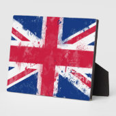 Flagge des Vereinigten Königreichs oder der Union Fotoplatte (Seite)