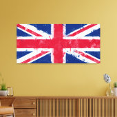 Flagge des Vereinigten Königreichs oder der Union  Leinwanddruck (Insitu (Wohnzimmer))