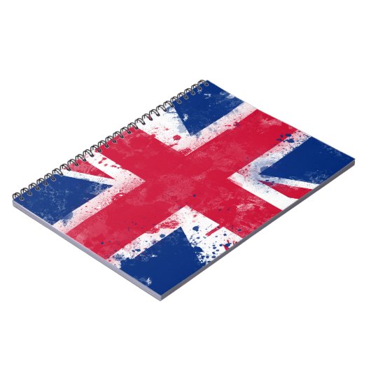 Flagge des Vereinigten Königreichs oder der Union  Notizblock (Linke Seite)