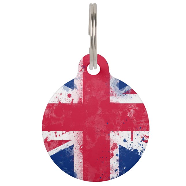 Flagge des Vereinigten Königreichs oder der Union  Tiermarke (Vorderseite)