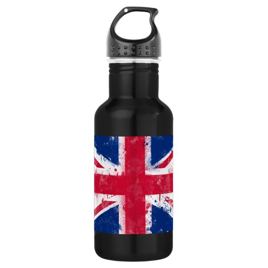 Flagge des Vereinigten Königreichs oder der Union Trinkflasche (Vorderseite)