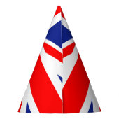 Flagge des Vereinigten Königreichs Partyhütchen (Rückseite)