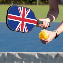 Flagge des Vereinigten Königreichs Pickleball Schläger