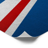 Flagge des Vereinigten Königreichs Poster (Ecke)