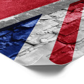 Flagge des Vereinigten Königreichs Poster (Ecke)