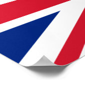Flagge des Vereinigten Königreichs Poster (Ecke)