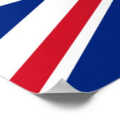 Flagge des Vereinigten Königreichs Poster (Ecke)