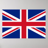 Flagge des Vereinigten Königreichs Poster (Vorne)