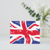 Flagge des Vereinigten Königreichs Postkarte (Stehend Vorderseite)