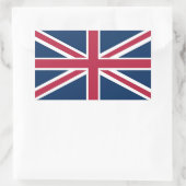 Flagge des Vereinigten Königreichs Rechteckiger Aufkleber (Tasche)
