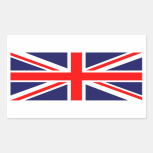 Flagge des Vereinigten Königreichs Rechteckiger Aufkleber