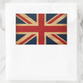 Flagge des Vereinigten Königreichs Rechteckiger Aufkleber (Tasche)
