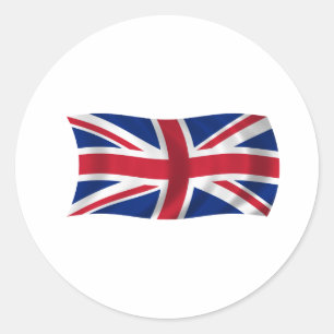 Flagge des Vereinigten Königreichs Runder Aufkleber