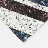 Flagge des Vereinigten Königreichs Rustikale Vinta Fleecedecke (Ecke)