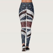 Flagge des Vereinigten Königreichs Rustikale Vinta Leggings (Rückseite)