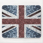 Flagge des Vereinigten Königreichs Rustikale Vinta Mousepad (Vorne)
