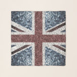 Flagge des Vereinigten Königreichs Rustikale Vinta Schal<br><div class="desc">Die Glitzer der britischen Flagge in rot-weiß-blau Glitzern wurden für rustikale Vintage Stileffekte abgeschwächt. Ausgeklügeltes,  schillerndes,  lebendiges,  üppiges,  reichhaltiges,  lebendiges Glamour-Design. Funkelnd britische Flaggennachahmung Glitzern Glitzer. Wir verwenden Foto von Glitzern und nicht echte Glitzer!</div>