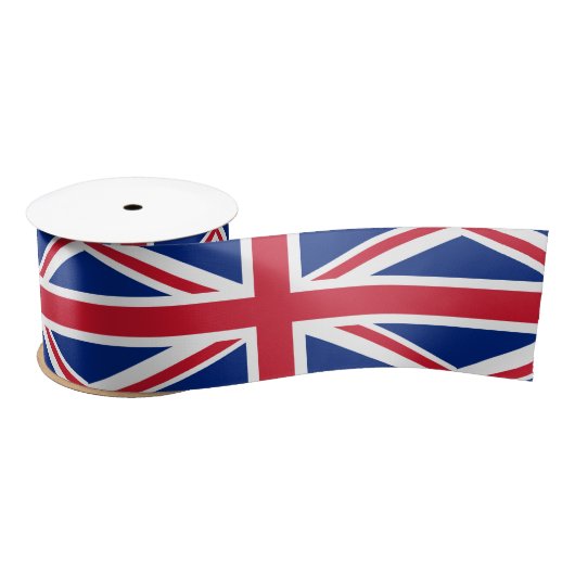 Flagge des Vereinigten Königreichs Satinband (Spule)