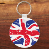 Flagge des Vereinigten Königreichs Schlüsselanhänger (Vorderseite)