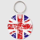 Flagge des Vereinigten Königreichs Schlüsselanhänger (Vorderseite)
