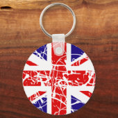 Flagge des Vereinigten Königreichs Schlüsselanhänger (Vorderseite)