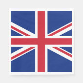 Flagge des Vereinigten Königreichs Serviette (Vorderseite)