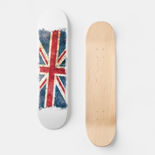 Flagge des Vereinigten Königreichs Skateboard (Vorderseite)