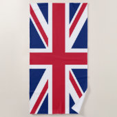 Flagge des Vereinigten Königreichs Strandtuch (Vorderseite)
