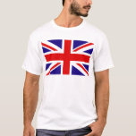 Flagge des Vereinigten Königreichs T-Shirt<br><div class="desc">groß,  brüchig,  Flagge,  königlich,  Hochzeit,  William,  Katze,  Prinzen,  Katharina,  Middleton,  uk,  gbr,  britisch,  England,  Prinzessin,  England,  Britisch,  England,  England, </div>