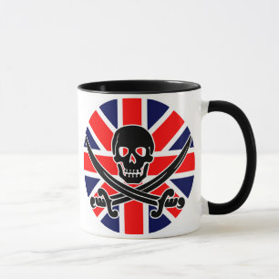 Flagge des Vereinigten Königreichs. Tasse