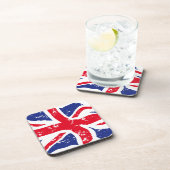 Flagge des Vereinigten Königreichs Untersetzer (Rechte Seite)