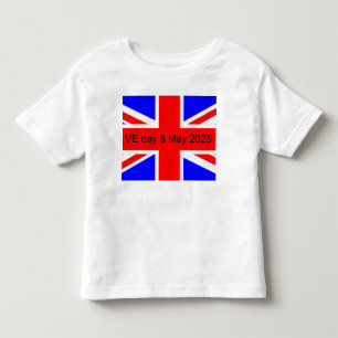 Flagge des Vereinigten Königreichs VE Tag 2025 Kleinkind T-shirt