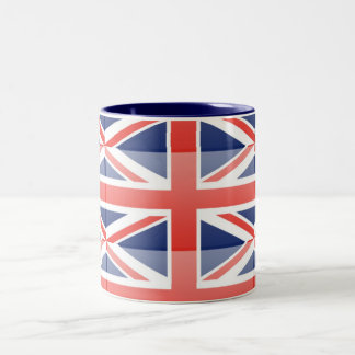 Flagge des Vereinigten Königreichs Zweifarbige Tasse