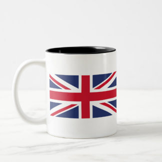 Flagge des Vereinigten Königreichs Zweifarbige Tasse