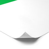 Flagge des Vlieland Poster (Ecke)