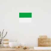 Flagge des Vlieland Poster (Küche)