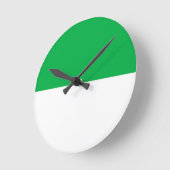 Flagge des Vlieland Runde Wanduhr (Winkel)