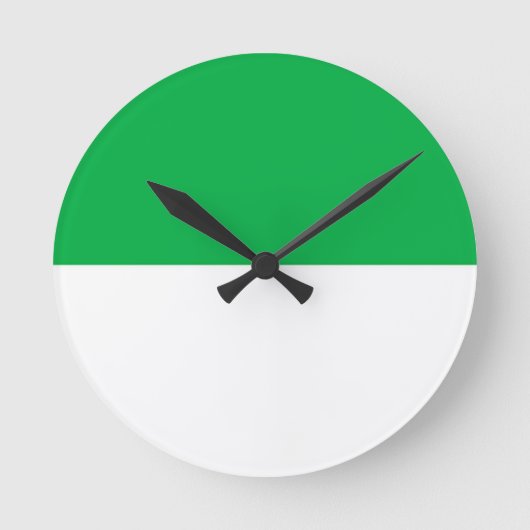 Flagge des Vlieland Runde Wanduhr (Vorderseite)