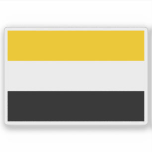 Flagge des Volkes Garifuna, Zentralamerika Aufkleber