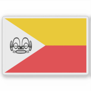 Flagge des Volkes von Marquesa, Polynesien, Ozeani Aufkleber