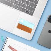 Flagge des Volkes von Muruwari, Ozeanien Aufkleber (Laptop mit iPhone)