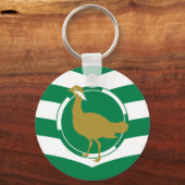 Flagge des Wiltshire-Schlüsselanhängers Schlüsselanhänger (Vorderseite)