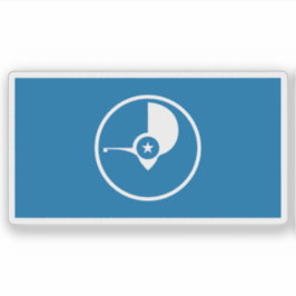 Flagge des Yapesen, Mikronesien, Ozeanien Aufkleber