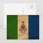 Flagge des Yukon-Gebiets Postkarte (Vorne/Hinten)