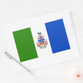 Flagge des Yukon-Gebiets Rechteckiger Aufkleber (Umschlag)