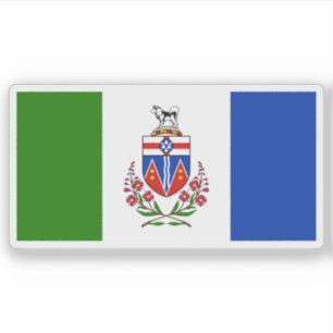 Flagge des Yukon-Territoriums, Kanada Aufkleber