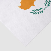 Flagge des Zypern-Seidenpapiers Seidenpapier (Ausschnitt)