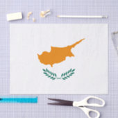 Flagge des Zypern-Seidenpapiers Seidenpapier (Handwerk)