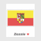 Flagge Dessau-Roßlau, Deutschland Aufkleber (Blatt)